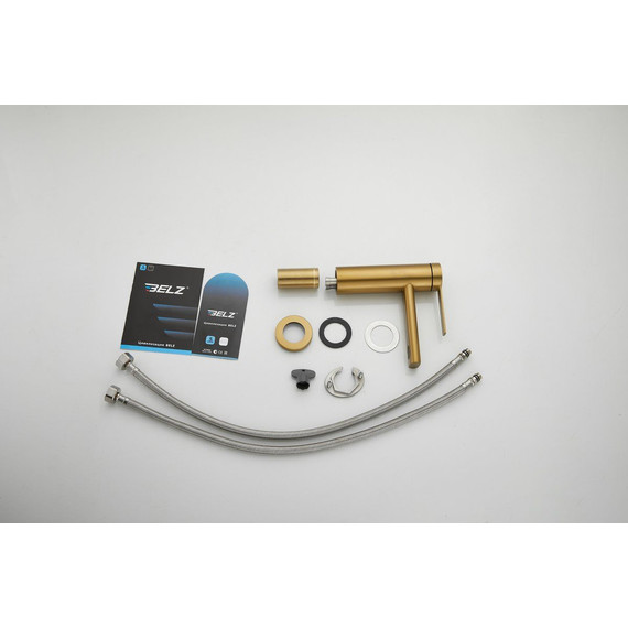 Смеситель для раковины Belz B10813-5, золото фото 26