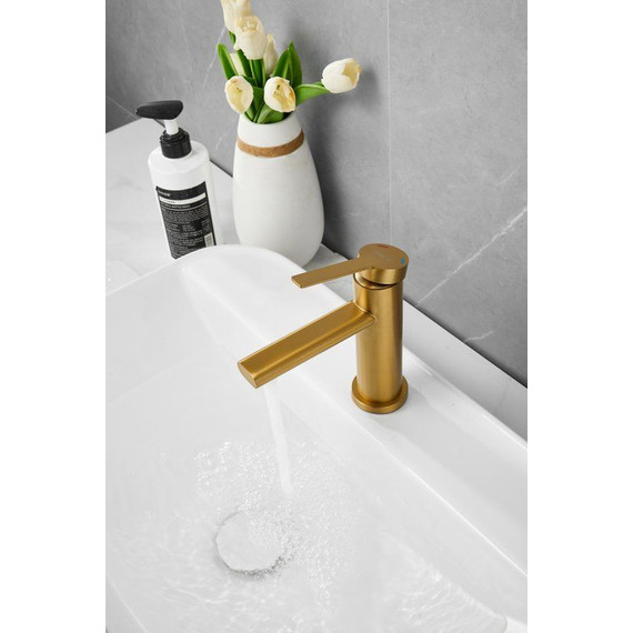 Смеситель для раковины Belz B10813-5, золото фото 20