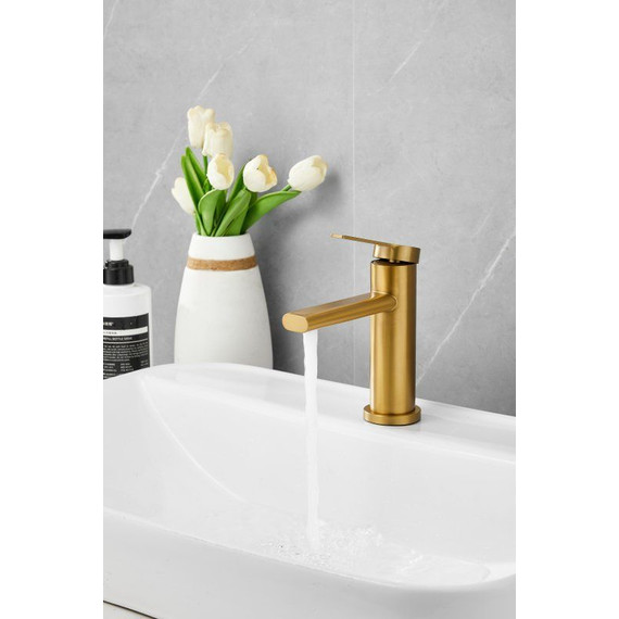 Смеситель для раковины Belz B10813-5, золото фото 23