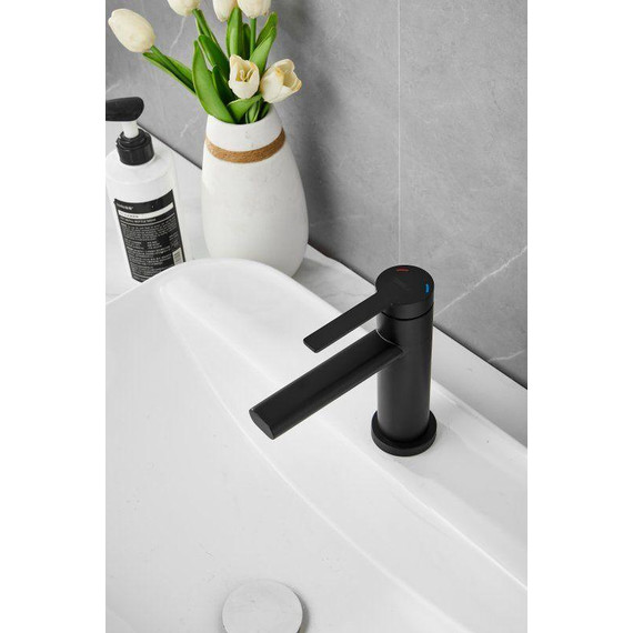 Смеситель для раковины Belz B10813-7, чёрный фото 20