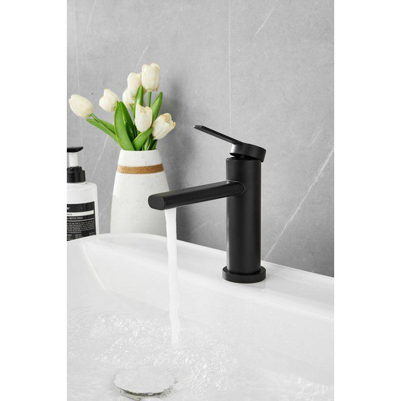 Смеситель для раковины Belz B10813-7, чёрный фото 8