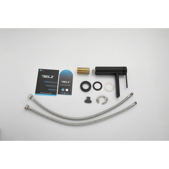 Смеситель для раковины Belz B10813-7, чёрный фото 24