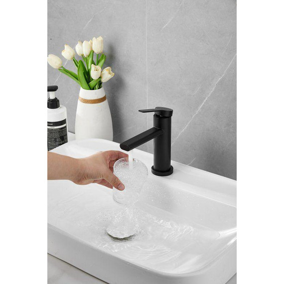 Смеситель для раковины Belz B10813-7, чёрный фото 18