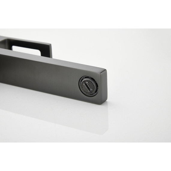 Смеситель для раковины высокий Belz B11658-3, оружейная сталь фото 15