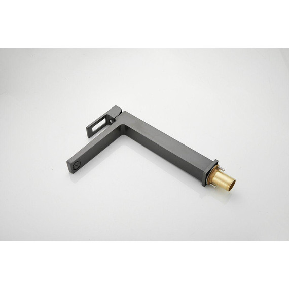 Смеситель для раковины высокий Belz B11658-3, оружейная сталь фото 14