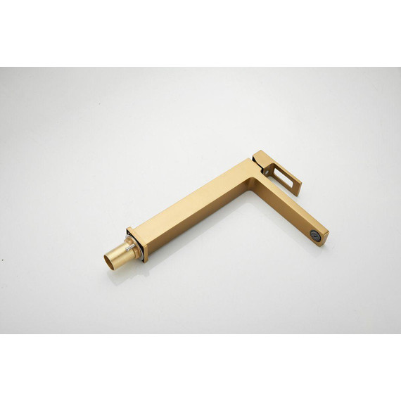 Смеситель для раковины высокий Belz B11658-5, золото фото 14