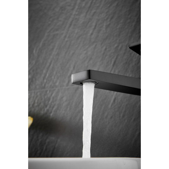 Смеситель для раковины высокий Belz B11658-7, чёрный фото 19