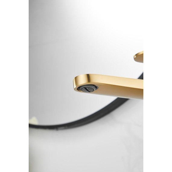 Смеситель для раковины высокий Belz B11713-5, золото брашированное фото 11