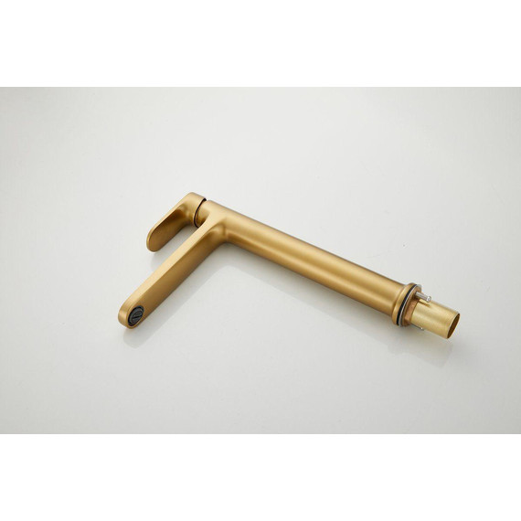 Смеситель для раковины высокий Belz B11713-5, золото брашированное фото 18