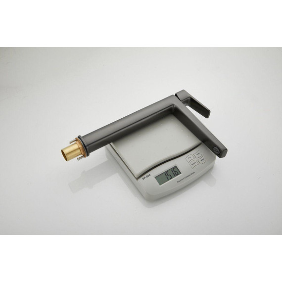 Смеситель для раковины высокий Belz B11715-3, оружейная сталь фото 10