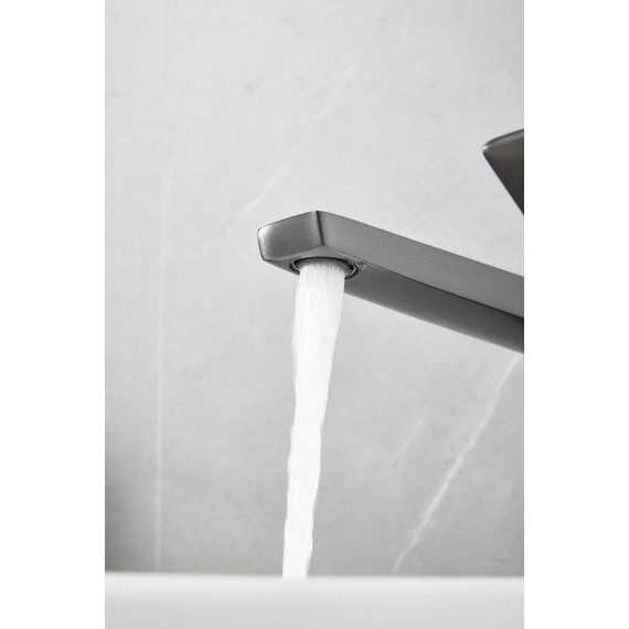 Смеситель для раковины высокий Belz B11715-3, оружейная сталь фото 12