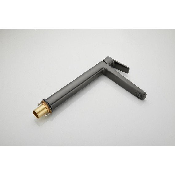 Смеситель для раковины высокий Belz B11715-3, оружейная сталь фото 15