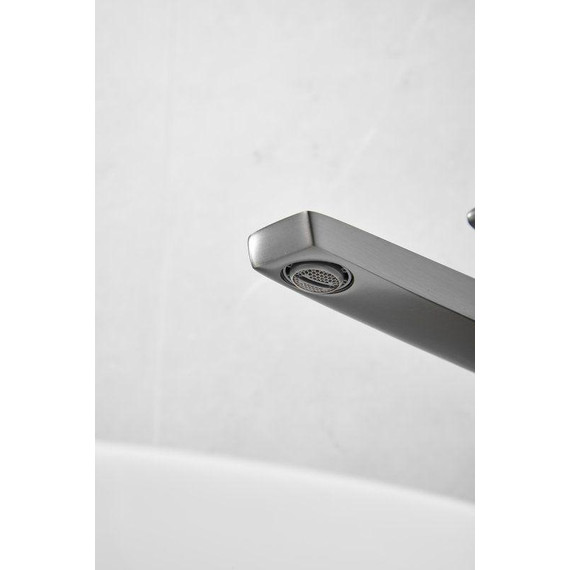 Смеситель для раковины высокий Belz B11715-3, оружейная сталь фото 18