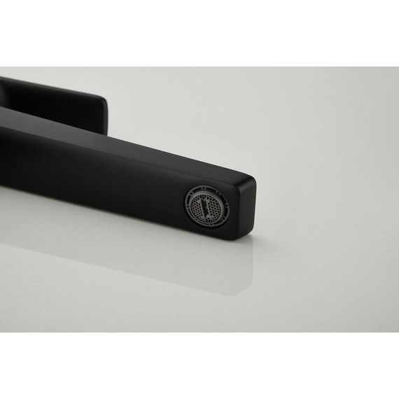 Смеситель для раковины высокий Belz B11715-7, чёрный матовый фото 11