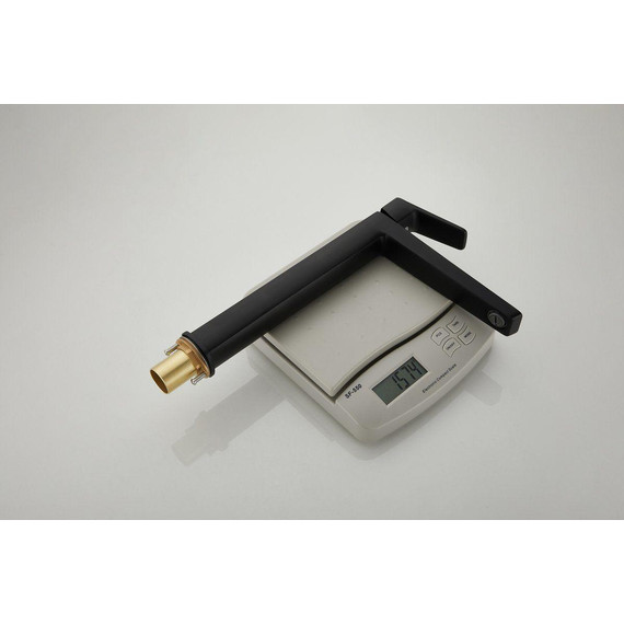 Смеситель для раковины высокий Belz B11715-7, чёрный матовый фото 14