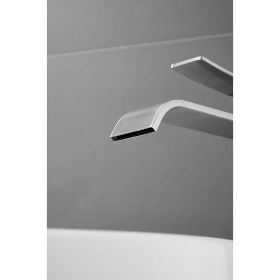 Смеситель для раковины высокий Belz B11812-1, сатин фото 18