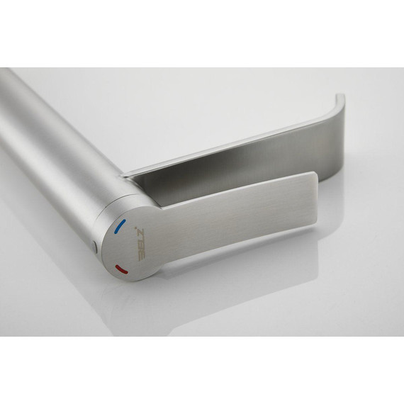 Смеситель для раковины высокий Belz B11812-1, сатин фото 20