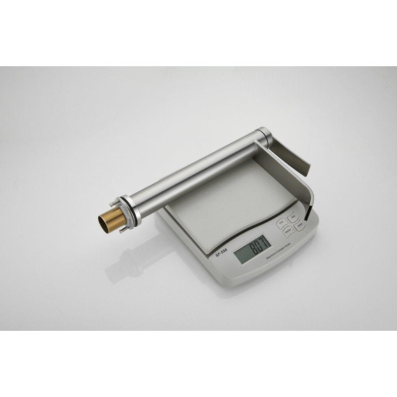 Смеситель для раковины высокий Belz B11812-1, сатин фото 21