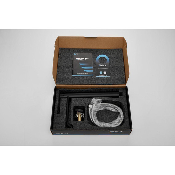 Смеситель для раковины высокий Belz B11812-7, чёрный фото 24