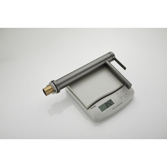 Смеситель для раковины высокий Belz B11813-3, оружейная сталь фото 22