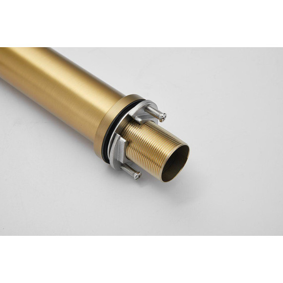 Смеситель для раковины высокий Belz B11813-5, золото брашированное фото 22