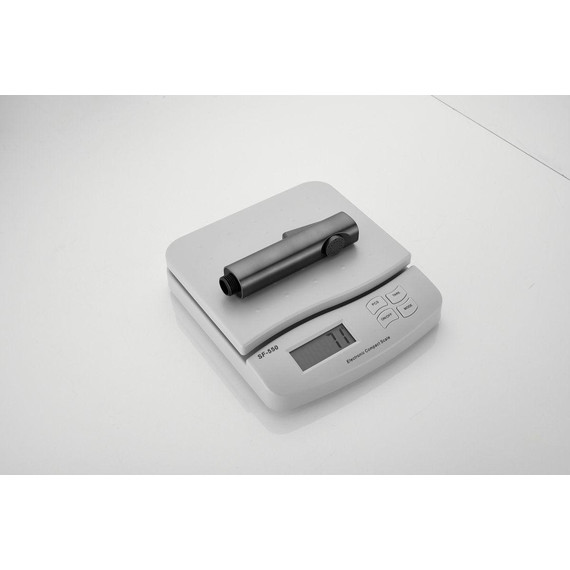 Смеситель для раковины с лейкой для биде Belz B12713-3, оружейная сталь фото 28