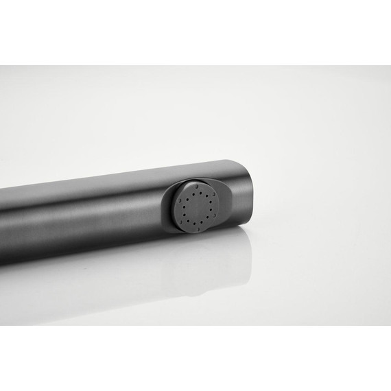 Смеситель для раковины с лейкой для биде Belz B12713-3, оружейная сталь фото 42