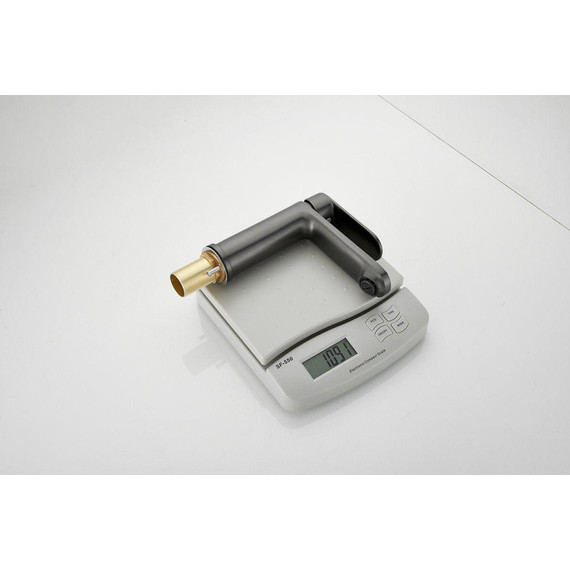 Смеситель для раковины с лейкой для биде Belz B12713-3, оружейная сталь фото 20