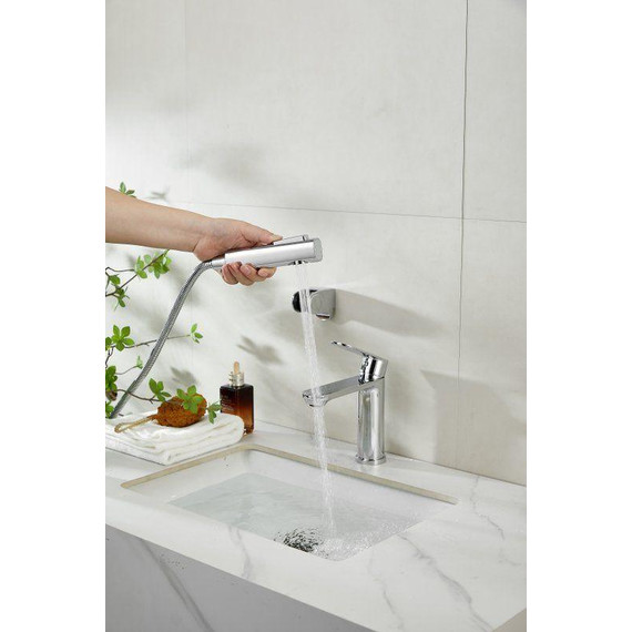 Смеситель для раковины с лейкой для биде Belz B12713 фото 10