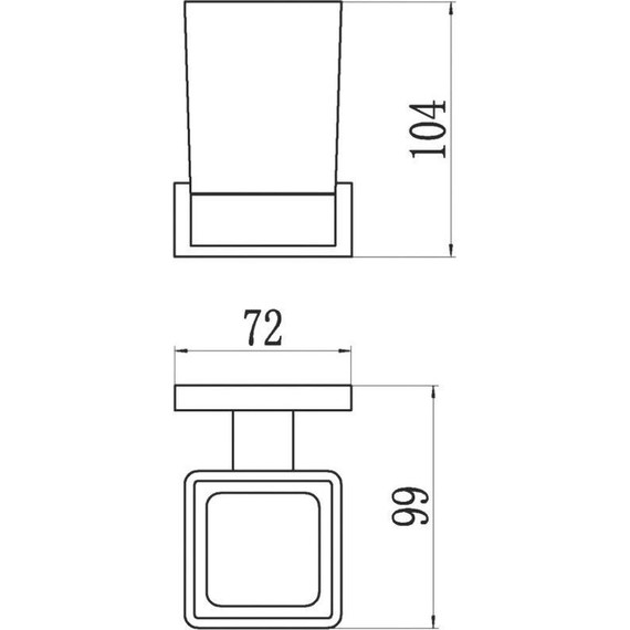 Стакан для зубных щеток Belz B90306, чёрный матовый - 22 Стакан для зубных щеток Belz B90306, чёрный матовый фото 22