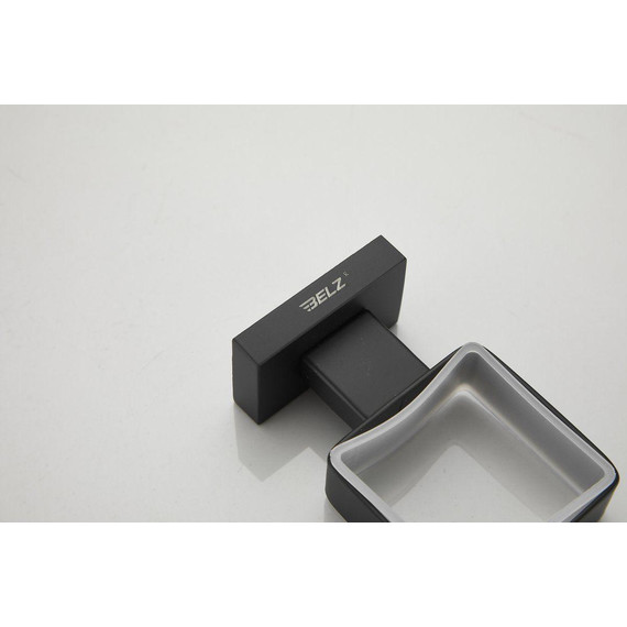 Стакан для зубных щеток Belz B90306, чёрный матовый - 18 Стакан для зубных щеток Belz B90306, чёрный матовый фото 18