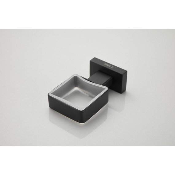 Стакан для зубных щеток Belz B90306, чёрный матовый - 15 Стакан для зубных щеток Belz B90306, чёрный матовый фото 15