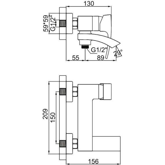 Смеситель для ванны Gerhans K13314Y, золото фото 2