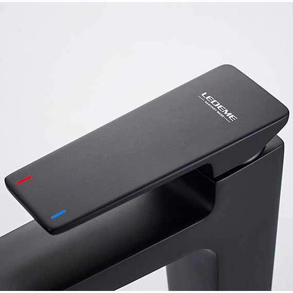 Смеситель для раковины Ledeme L1078B, чёрный - 5 Смеситель для раковины Ledeme L1078B, чёрный фото 5