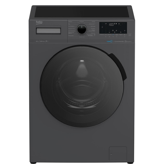 Стиральная машина Beko SteamCure WSPE6H616A, цвет черный фото 