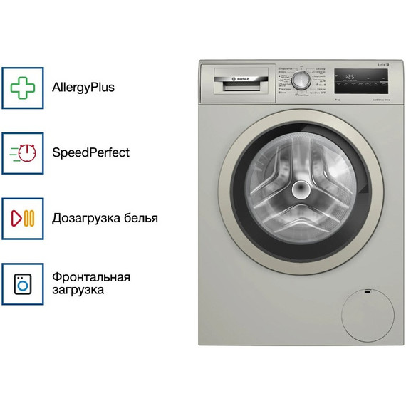 Стиральная машина Bosch Serie 4 WAN2420XME серебристая - 7 Стиральная машина Bosch Serie 4 WAN2420XME серебристая фото 7