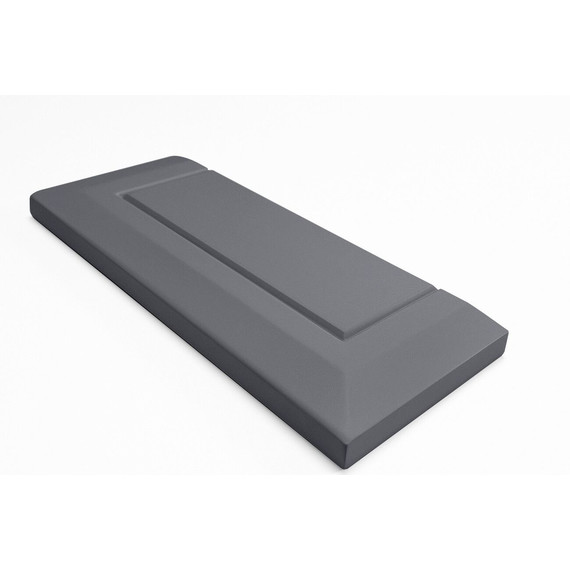 Тумба подвесная со столешницей Grossman Кристалл 80 см 108043, графит матовый фото 9