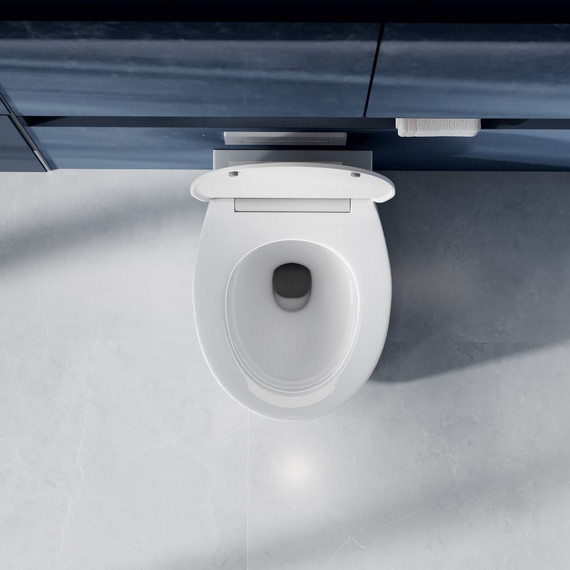 Унитаз подвесной безободковый Abber Bequem AC1127 с крышкой микролифт (система смыва Торнадо и струйный смыв) - 4 Унитаз подвесной безободковый Abber Bequem AC1127 с крышкой микролифт (система смыва Торнадо и струйный смыв) фото 4