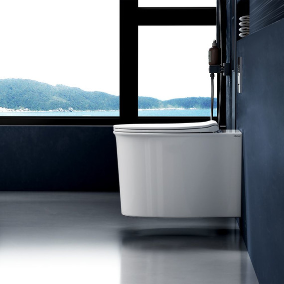 Унитаз подвесной безободковый Abber Bequem AC1127 с крышкой микролифт (система смыва Торнадо и струйный смыв) - 6 Унитаз подвесной безободковый Abber Bequem AC1127 с крышкой микролифт (система смыва Торнадо и струйный смыв) фото 6