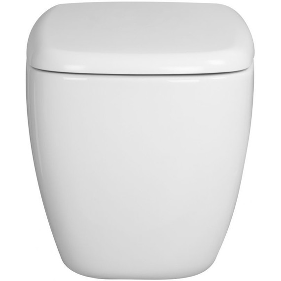 Унитаз подвесной безободковый Abber Rechteck AC1217 с крышкой микролифт (система смыва Торнадо) - 2 Унитаз подвесной безободковый Abber Rechteck AC1217 с крышкой микролифт (система смыва Торнадо) фото 2