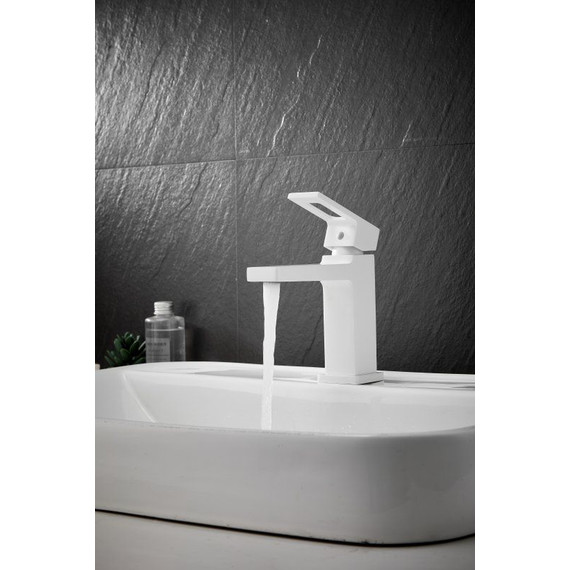 Смеситель для раковины Belz B10658-8, белый фото 7