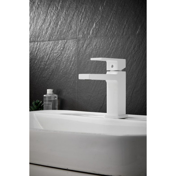 Смеситель для раковины Belz B10658-8, белый фото 10