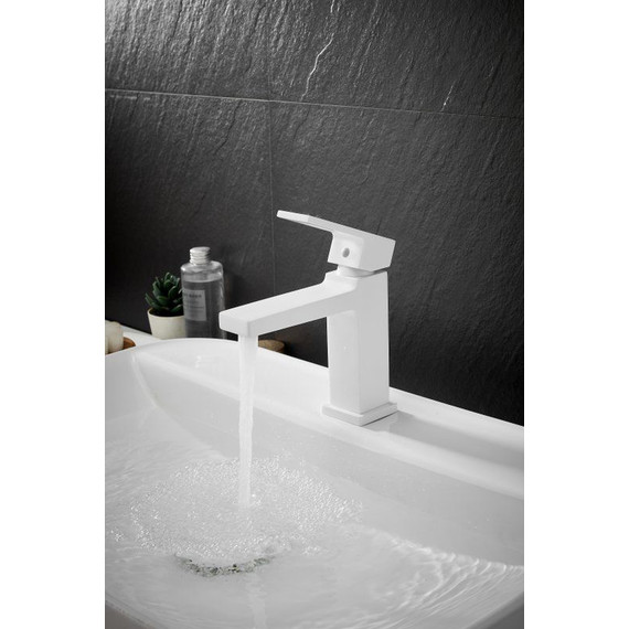 Смеситель для раковины Belz B10658-8, белый фото 15