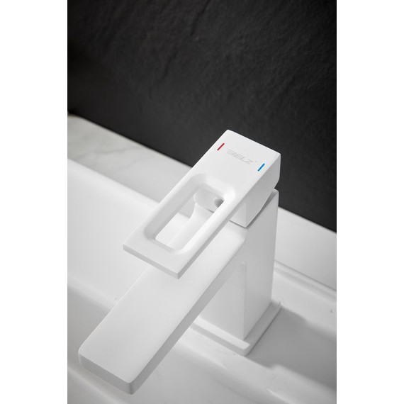 Смеситель для раковины Belz B10658-8, белый фото 17