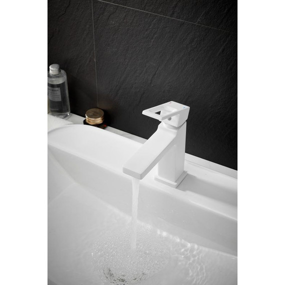 Смеситель для раковины Belz B10658-8, белый фото 5