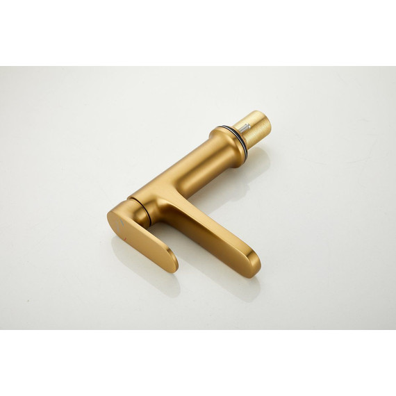 Смеситель для раковины Belz B10713-5, золото брашированное фото 9