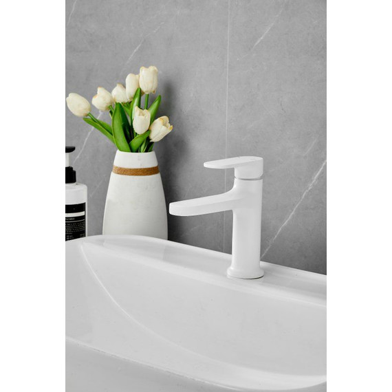 Смеситель для раковины Belz B10713-8, белый фото 13