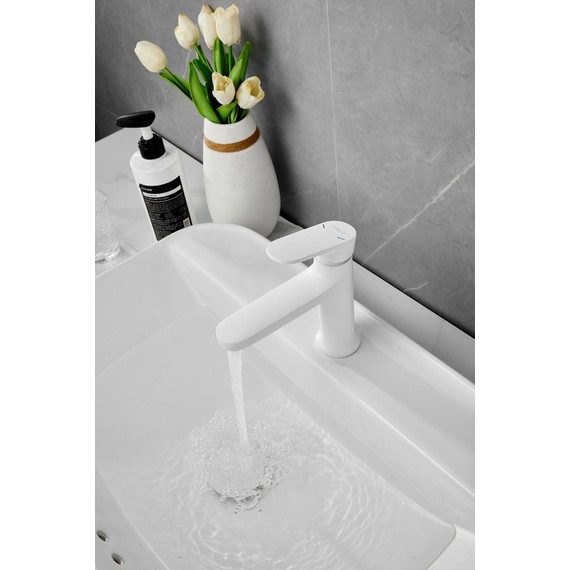 Смеситель для раковины Belz B10713-8, белый фото 14