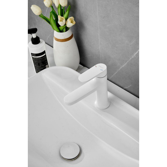 Смеситель для раковины Belz B10713-8, белый фото 17