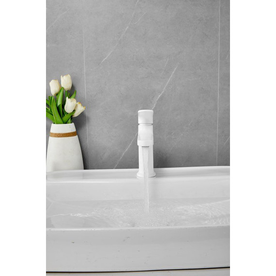 Смеситель для раковины Belz B10713-8, белый фото 6